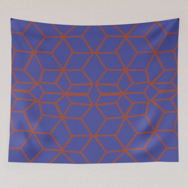 Item preview, Copper and Air Force blue Geometric designed and sold by AesirArtwork.