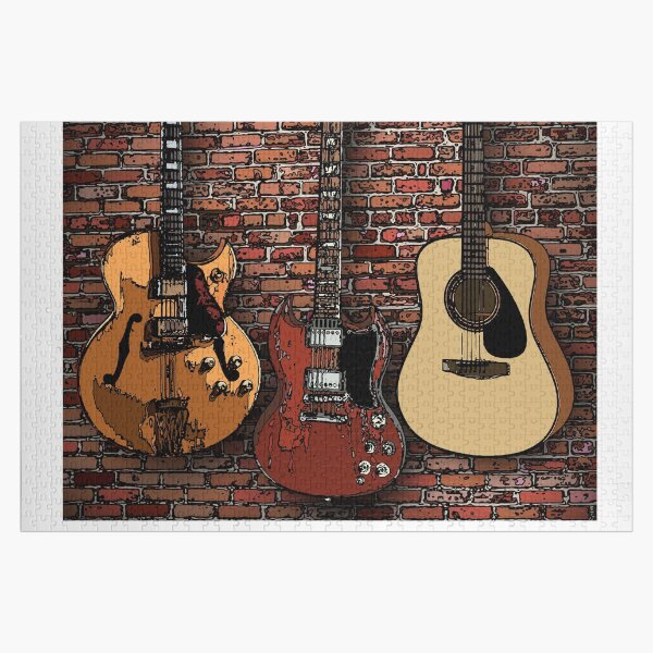 Three Guitars Jigsaw Puzzle