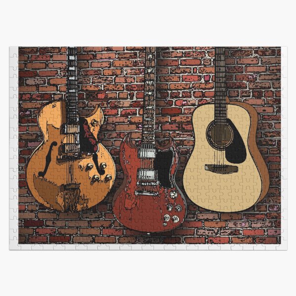 Three Guitars Jigsaw Puzzle