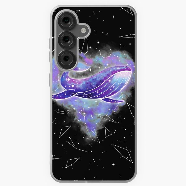 Item preview, Purple Galaxy Space Whale Heart designed and sold by rubydian.