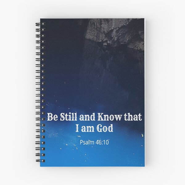Item preview, Cave, blue water, be Still and Know that I am God, Psalm 46:10 designed and sold by ejsandco.