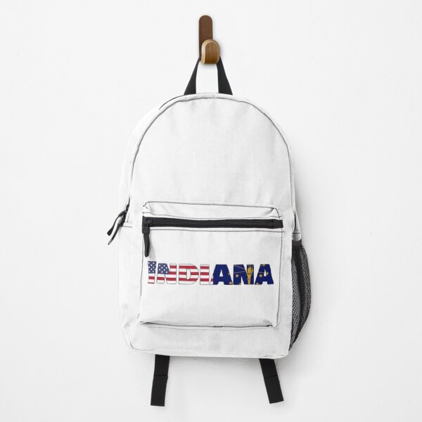Item preview, Indiana State Flag/ American Flag designed and sold by ElevenGraphics.