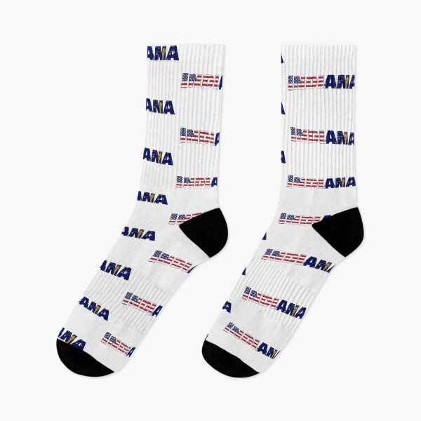 Item preview, Indiana State Flag/ American Flag designed and sold by ElevenGraphics.