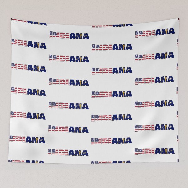 Item preview, Indiana State Flag/ American Flag designed and sold by ElevenGraphics.