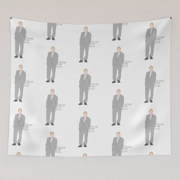 Item preview, Villanelle grey suit Smell me eve quote killing eve designed and sold by emcazalet.