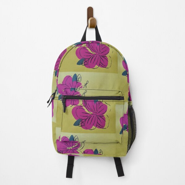 Item preview, Hibiscus Flower Screen Print on Yellow designed and sold by BritW1509.