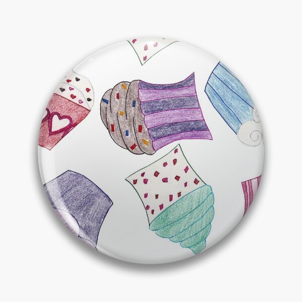 Item preview, Cupcakes on White designed and sold by k.d schubach.