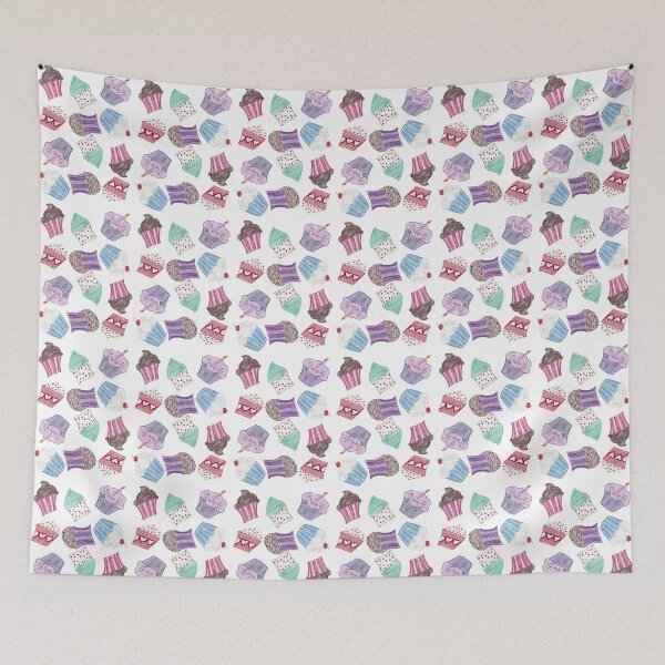 Item preview, Cupcakes on White designed and sold by k.d schubach.