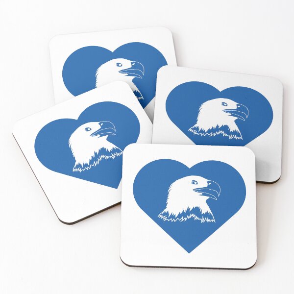 Item preview, Eagle Mascot Cares Blue designed and sold by cmd-art.
