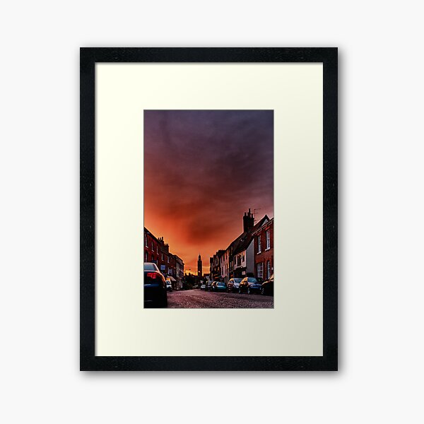Shepherd's Warning Framed Art Print