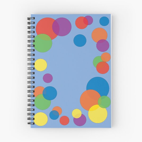 Item preview, Rainbow Colorful Dots Notebook Design designed and sold by bklyndesigns.