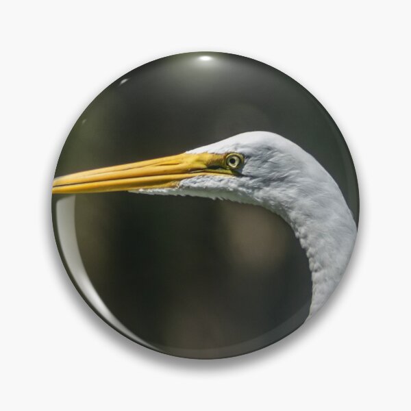 Item preview, Headshot of an Egret designed and sold by KensLensDesigns.