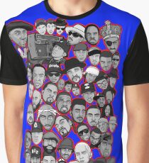 old school hip hop legends collage art Graphic T-Shirt