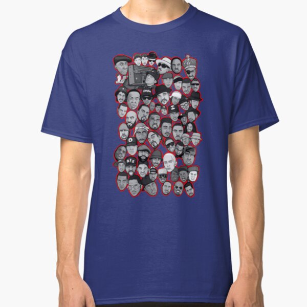 old school hip hop legends collage art Classic T-Shirt