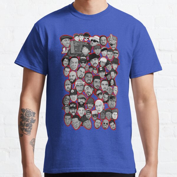 Item preview, old school hip hop legends collage art designed and sold by gjnilespop.