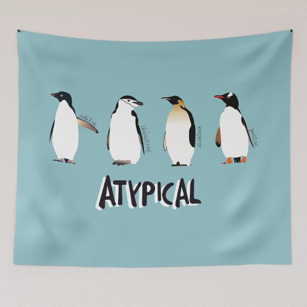 Item preview, Atypical - Penguins designed and sold by skeerthana22.