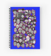 old school hip hop legends collage art Spiral Notebook