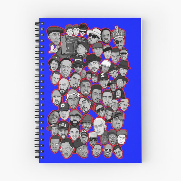 Item preview, old school hip hop legends collage art designed and sold by gjnilespop.