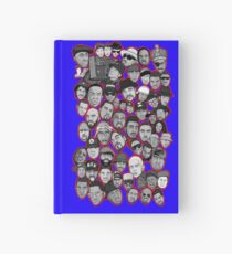 old school hip hop legends collage art Hardcover Journal