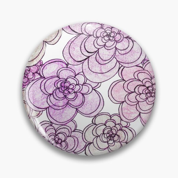 Item preview, Fuschia Flowers (White Background) designed and sold by k.d schubach.