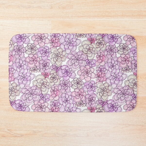 Item preview, Fuschia Flowers (White Background) designed and sold by k.d schubach.