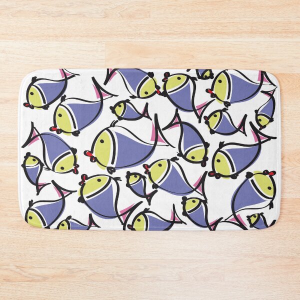 Item preview, Group of colored fish designed and sold by Nicomaja.