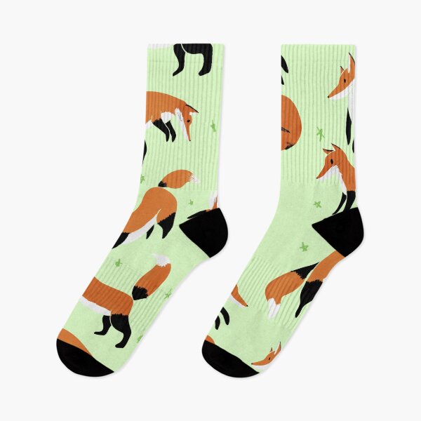 Item preview, Happy fox board in mint green designed and sold by CoffeePandaArt.