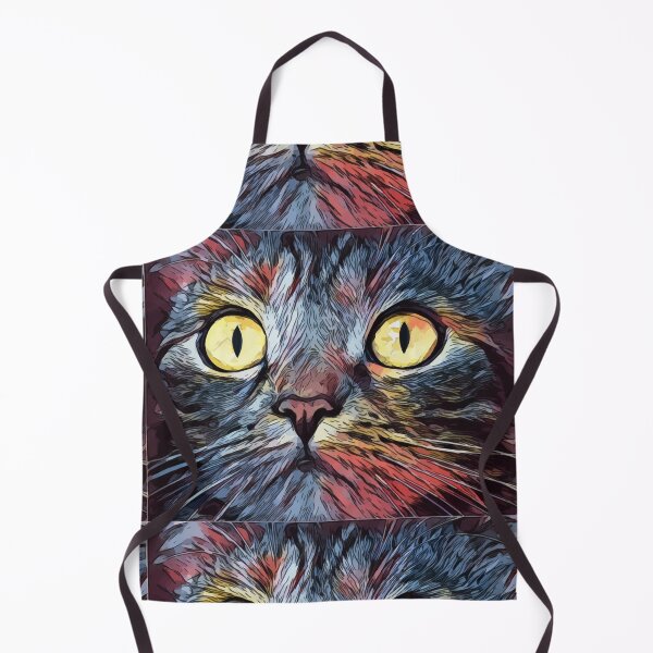 Item preview, Cat Face with Simple, Beautiful Yellow Eyes designed and sold by corner-shop.