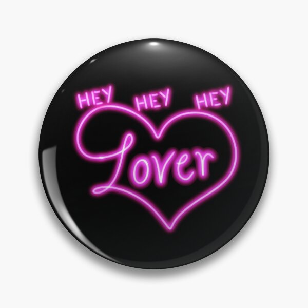 Item preview, Hey Lover (Circle) designed and sold by kirstencynthia.