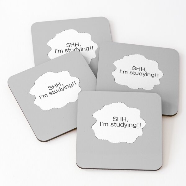 Item preview, SHH I'm Studying designed and sold by Calmevening.