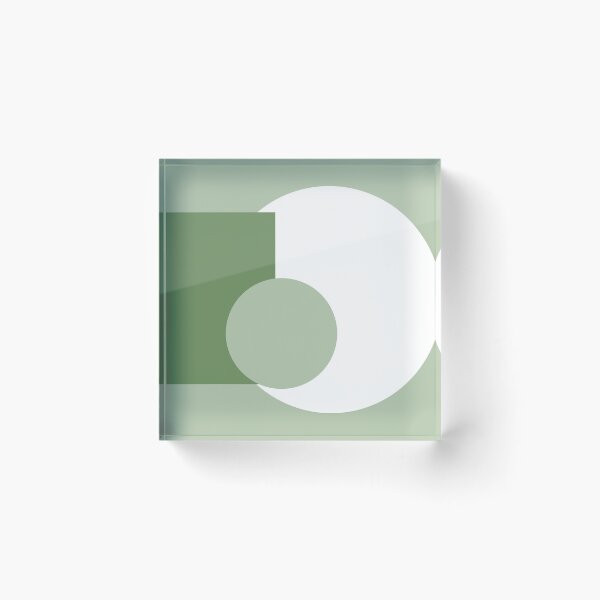 Item preview, Green and white shapes  designed and sold by HTPOP.
