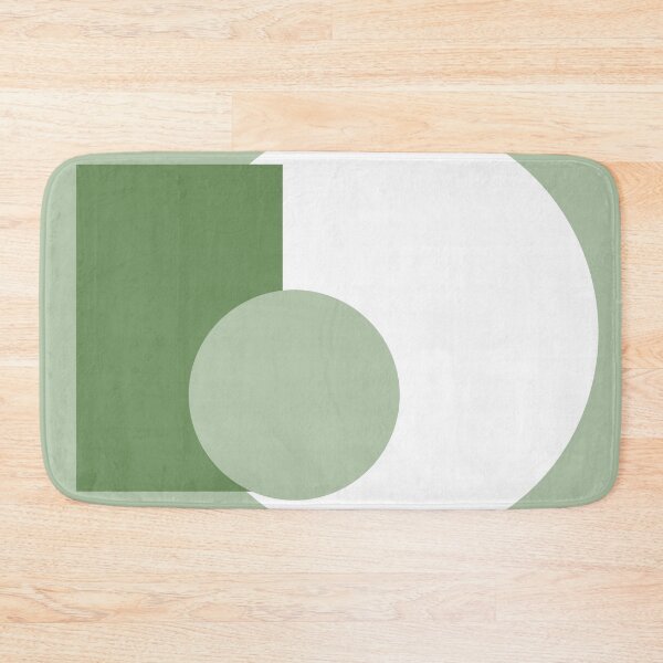 Item preview, Green and white shapes  designed and sold by HTPOP.