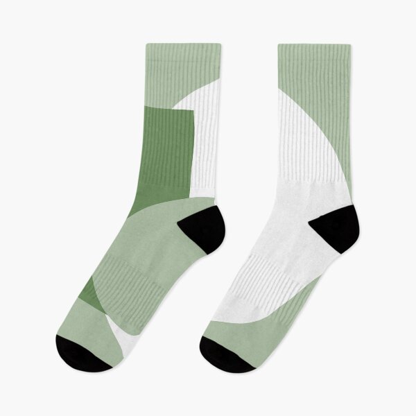 Item preview, Green and white shapes  designed and sold by HTPOP.