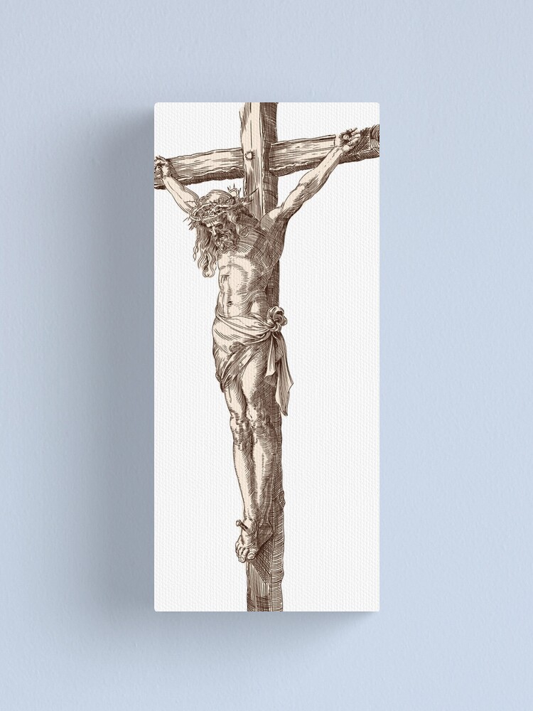 "Jesus Christ Crucified Catholic" Canvas Print by tanabe Redbubble
