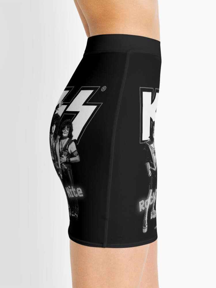 Alternate view of KISS ® Rock & Roll All Nite - Full Black and White Mini Skirt