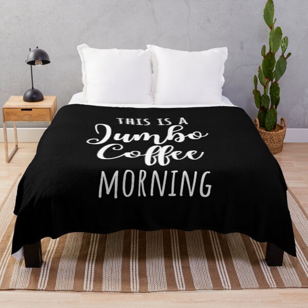Item preview, This is a Jumbo Coffee Morning Quote designed and sold by CrystalCrush.
