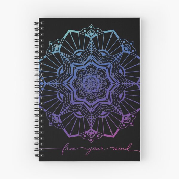 Item preview, Coloured Mandala-Black Background designed and sold by crismk.