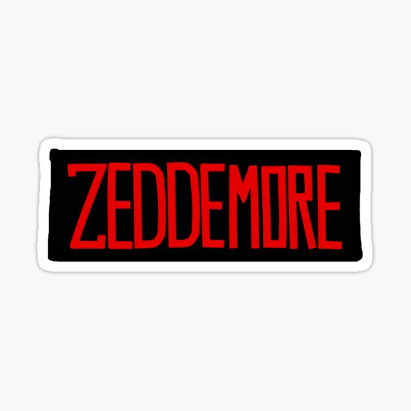 Ghostbusters "ZEDDEMORE" Nametag Sticker