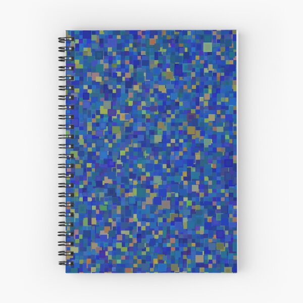 Item preview, Abstract blue geometrical cubism pattern designed and sold by aapshop.