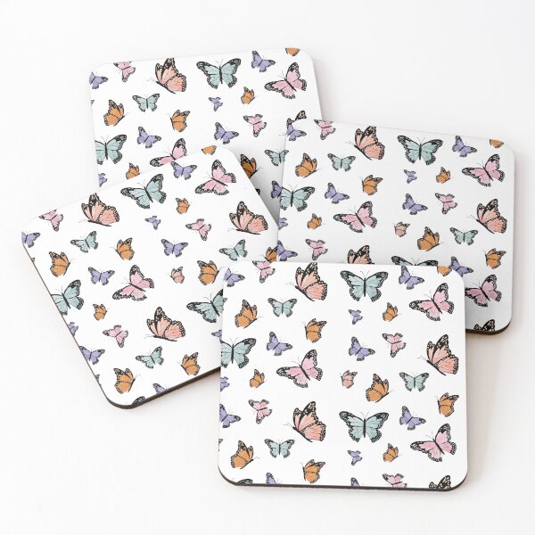Item preview, Watercolor Butterflies Pattern designed and sold by pauli-nai.