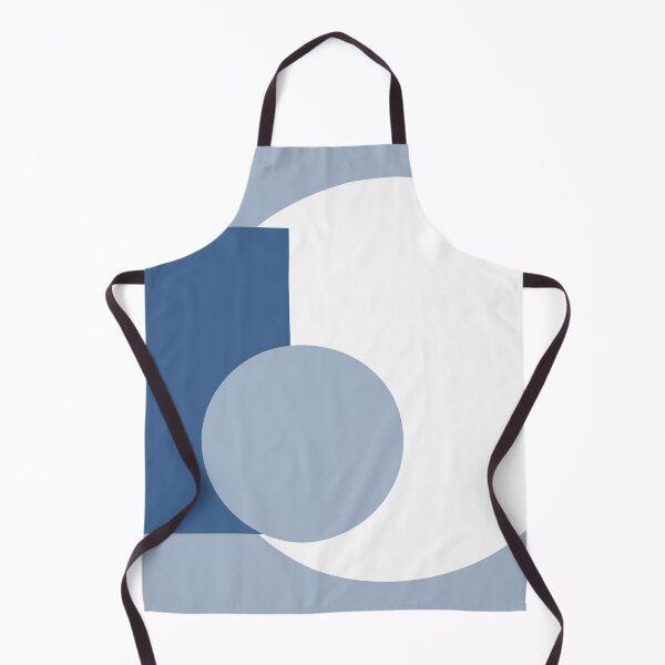 Item preview, Blue and white shapes designed and sold by HTPOP.