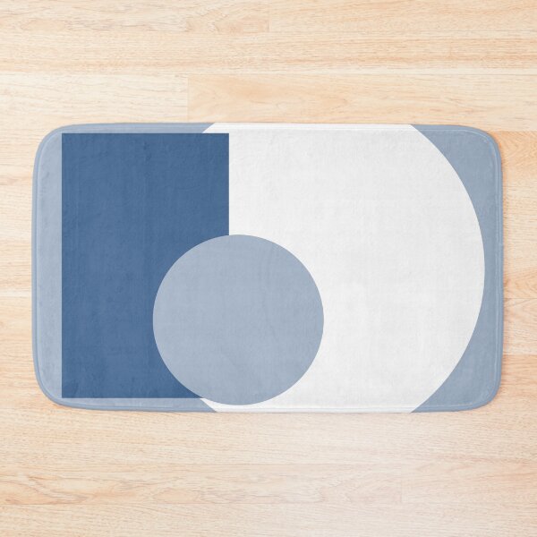 Item preview, Blue and white shapes  designed and sold by HTPOP.