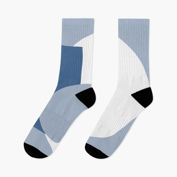 Item preview, Blue and white shapes  designed and sold by HTPOP.