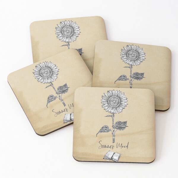 Item preview, Summer Mood - Sunflower Drawing. designed and sold by FanitsaArt.