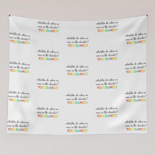 Item preview, Whatcha do when no one's in the elevator? YOU DANCE! designed and sold by PensyLane.