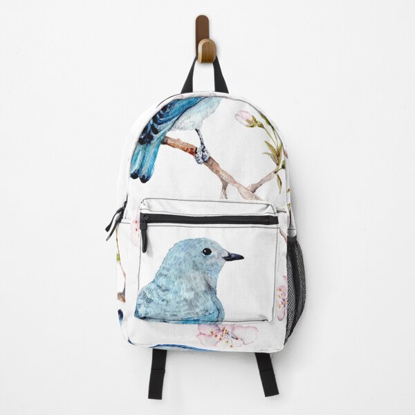 Item preview, Mountain Bluebirds on Sakura Branch designed and sold by Goosi Art.