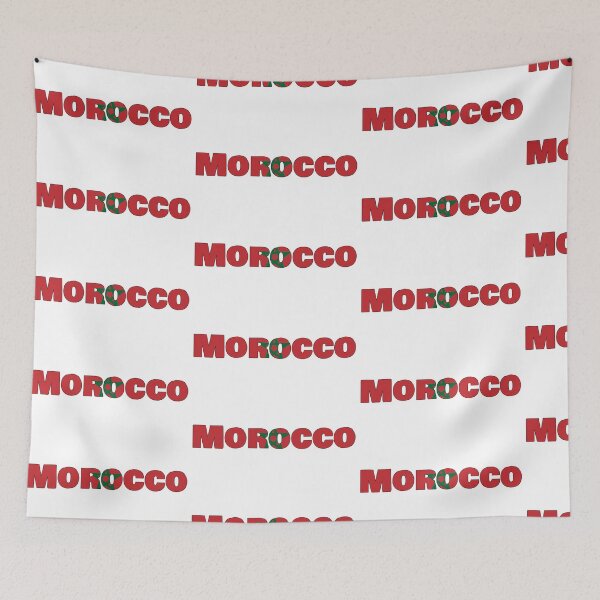 Item preview, Morocco Flag Text designed and sold by ElevenGraphics.