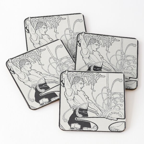 Item preview, HD. A blacksmith at work, by Ephraim Moses Lilien designed and sold by MINDTHECHERRY.