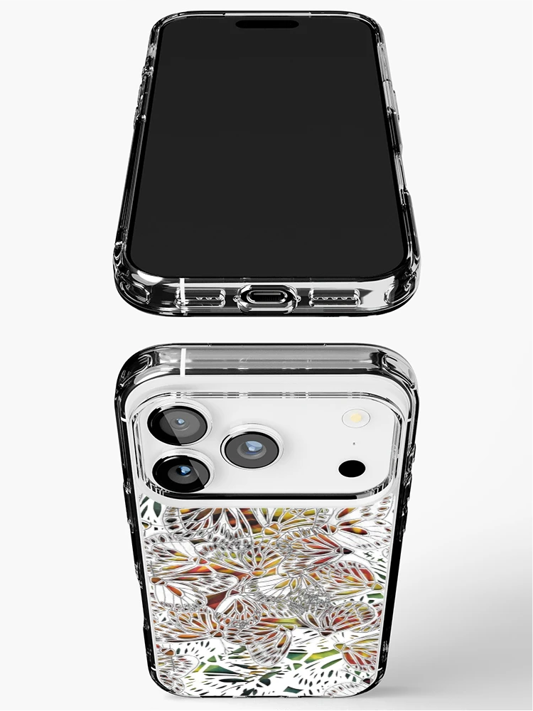 Thumbnail 3 of 5, iPhone Case, Paper Butterflies designed and sold by -Patternation-.