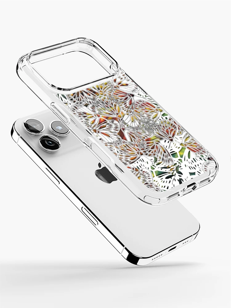 Thumbnail 2 of 5, iPhone Case, Paper Butterflies designed and sold by -Patternation-.